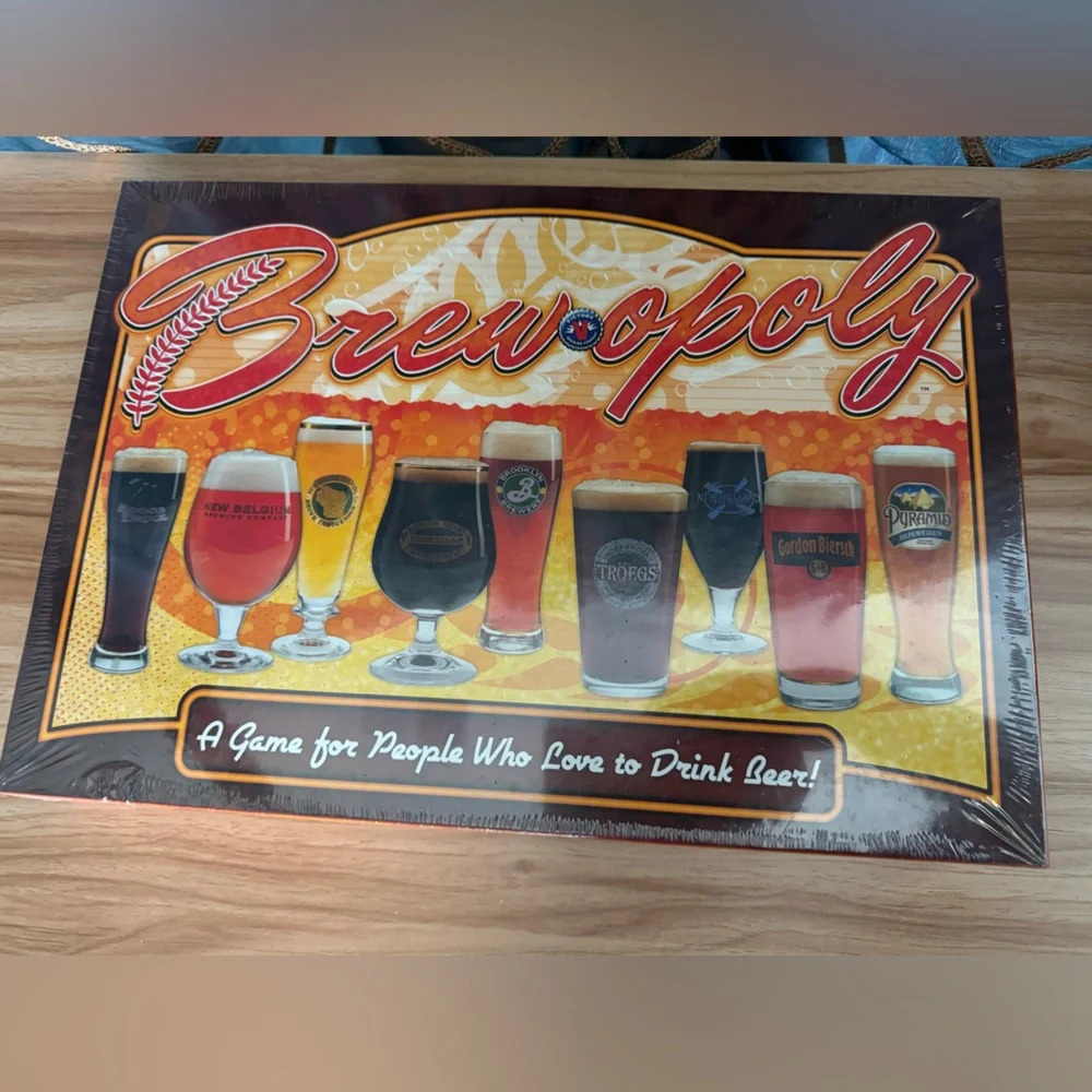 Brew-Opoly Monopoly Style Board Game - New - Sealed Brewing Breweries Craft Beer